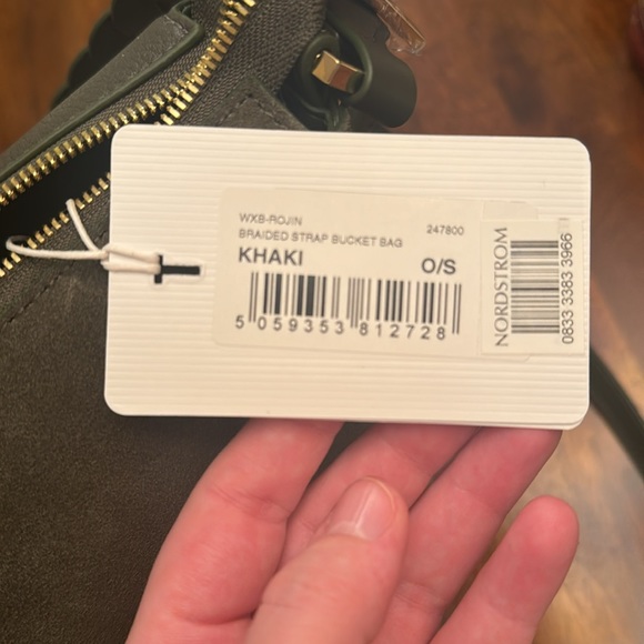 Ted Baker Rojin Leather/Suede Braided Strap Bucket Bag - Picture 7 of 12